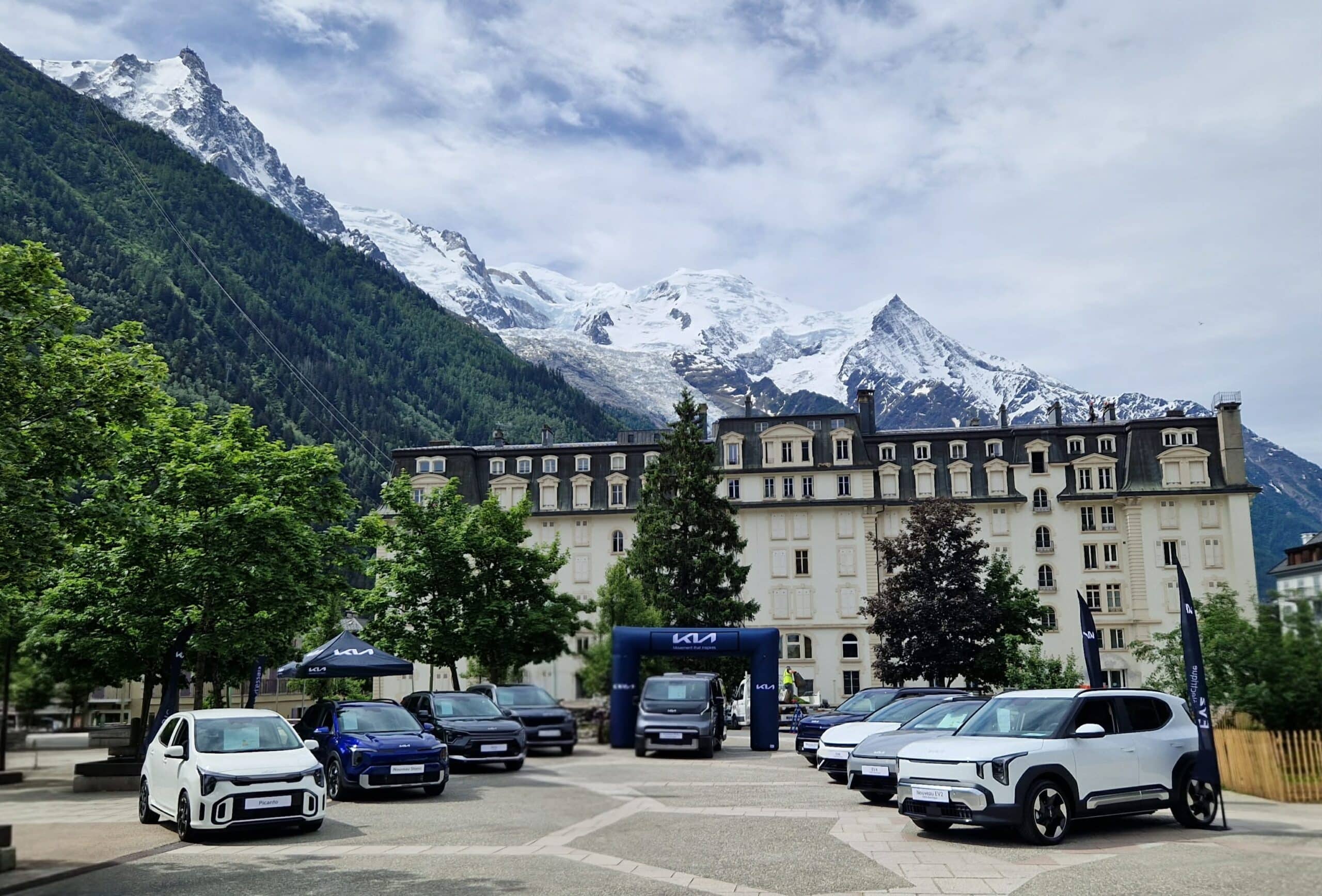 KIA France à Chamonix